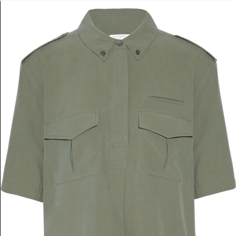 Equipment Major Silk Shirt - Picture 2 of 7